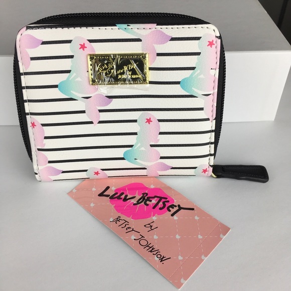 Betsey Johnson Handbags - Betsey Mermaid Zip Wallet NWT